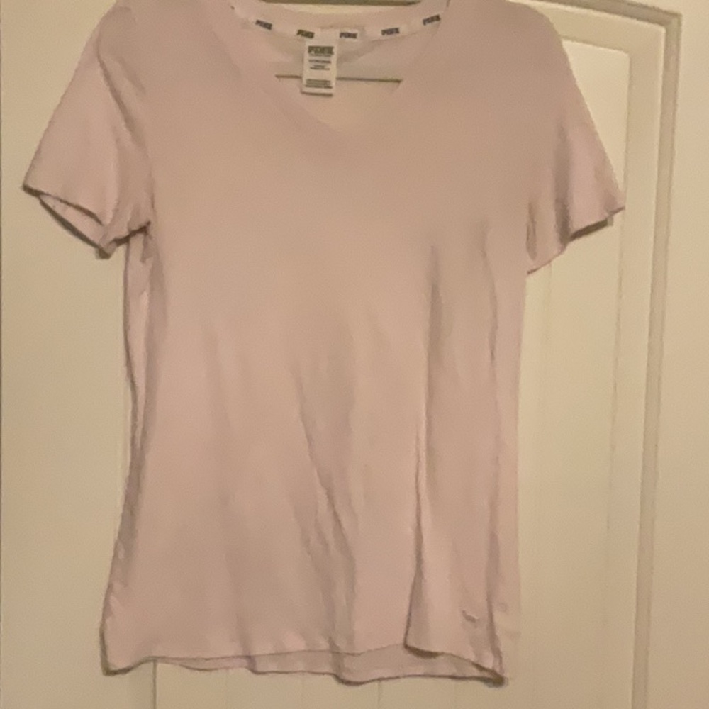 PINK Victoria's Secret Pink Fitted Short Sleeve T-Shirt